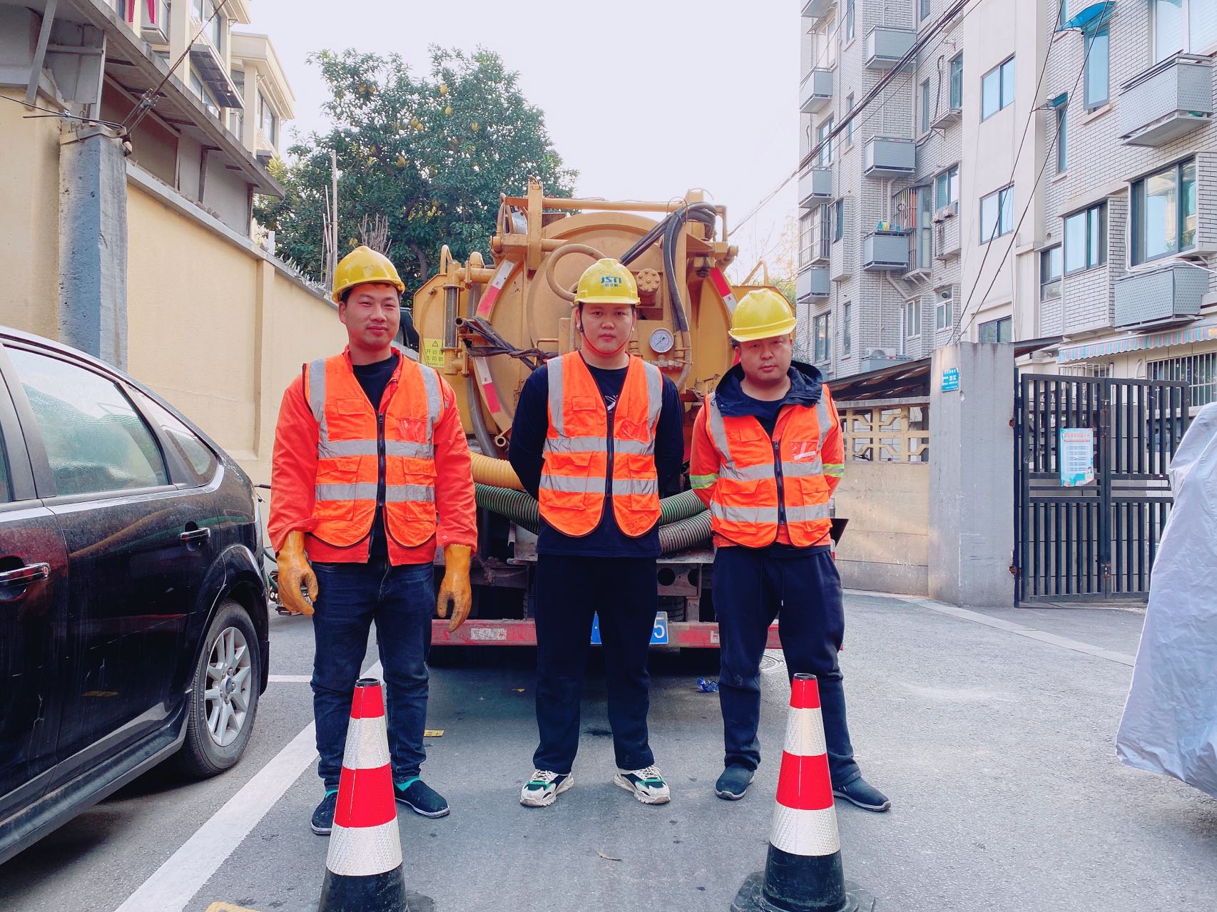 西湖南京某小区管道清淤检测施工